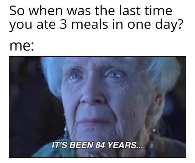 Do you eat well? - meme