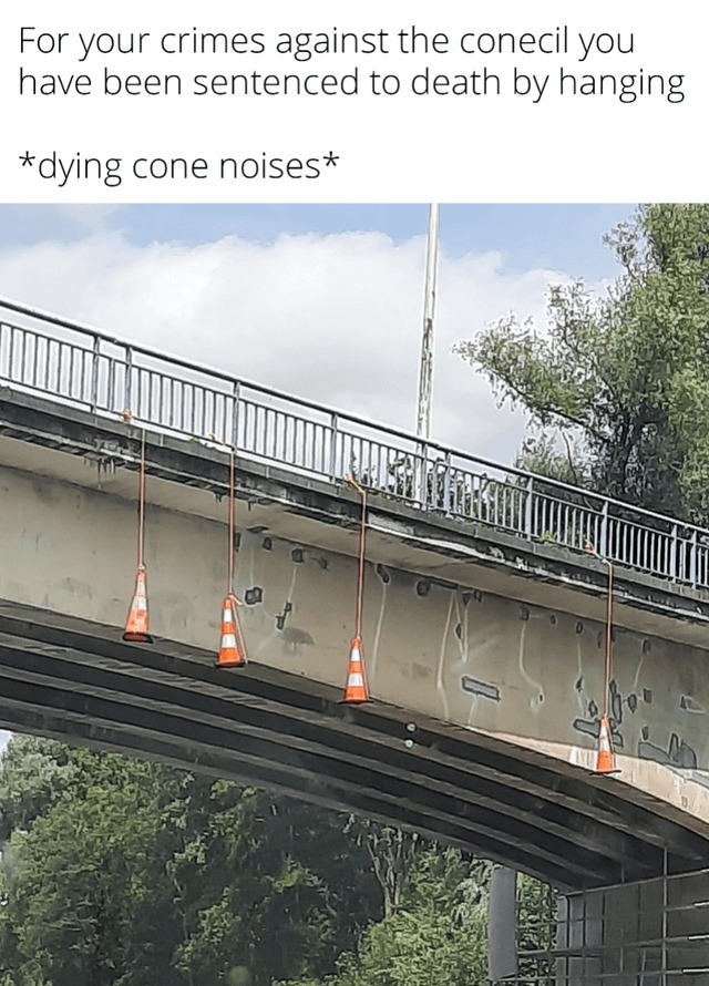 Dying cone noises - meme
