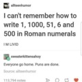 Roman numerals puns