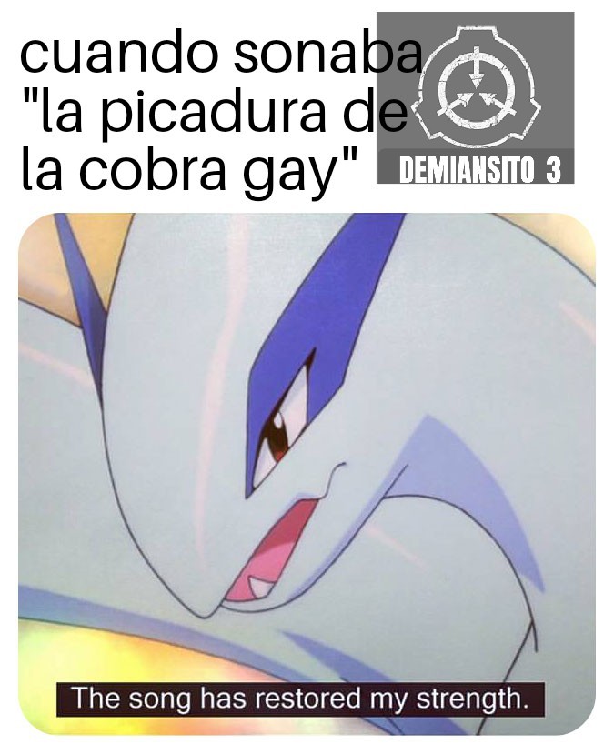 Picadura de la cobra gay - meme