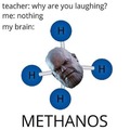 Methane gas out of the pooper