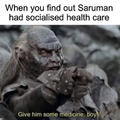 Pippin wasn't a Saruman employee, so this was actually healthcare fraud