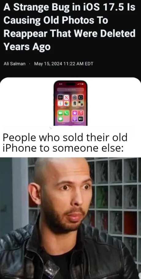 IPhone bug - meme