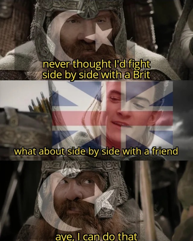 Senussi and Britain Moment - meme