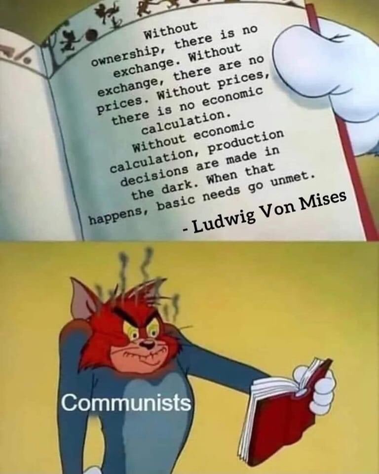 The only good communist is a dead communist - meme