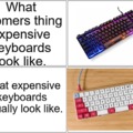 Expensive keyboards
