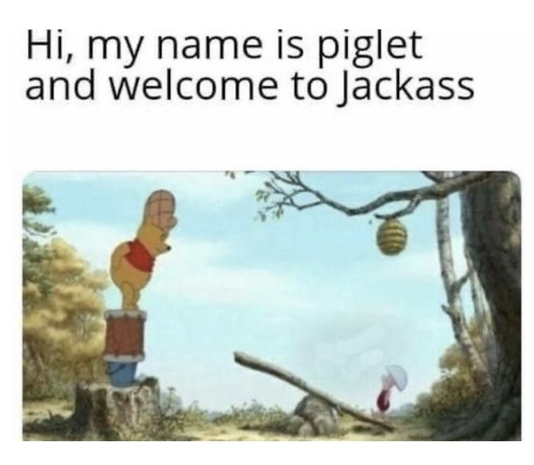 Welcome to jackass - meme