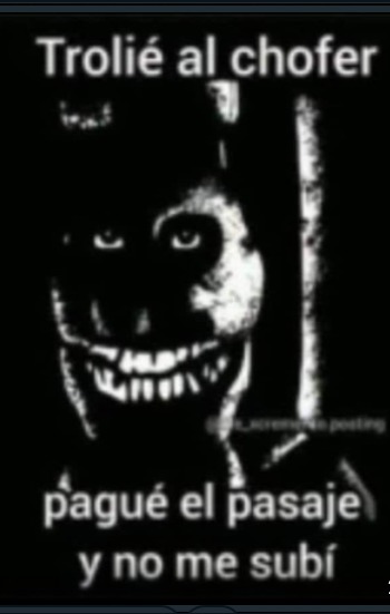 El chofer - meme