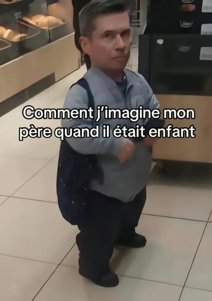 Mon daron dans ma tête quand il avait 8 ans : un perso de GTO - meme