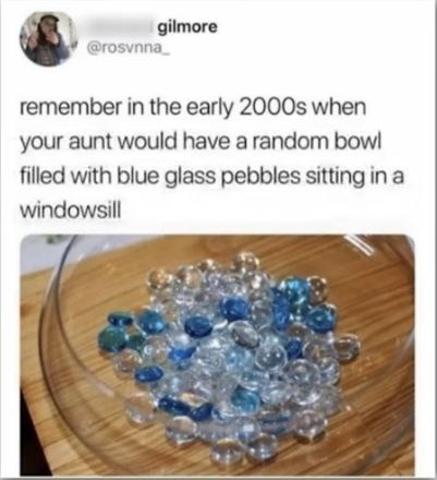 Every aunt's 2000s window decor starter pack - meme