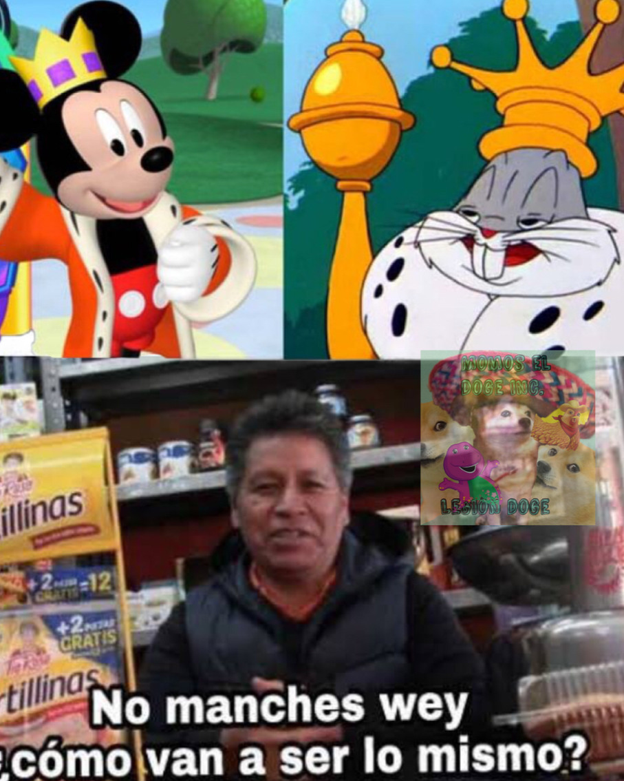 Disney vs Warner - meme
