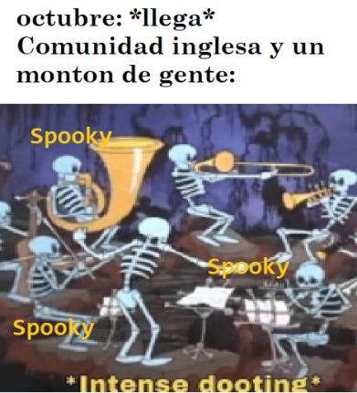 spooky month - meme