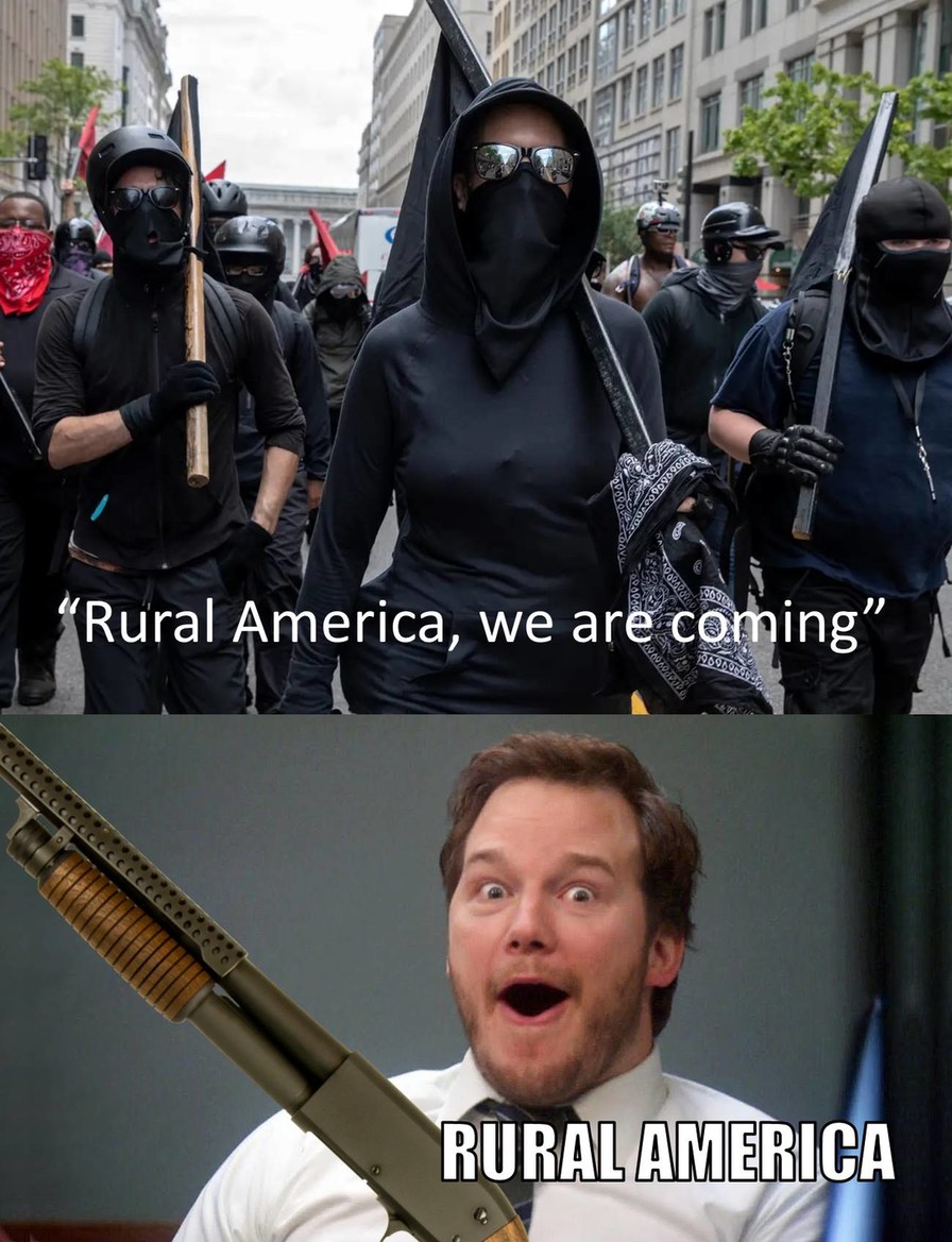 Rural America, we are coming (HD) - meme