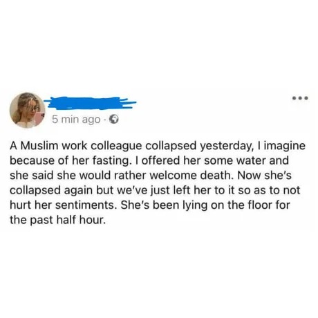 Muslim fasting - meme