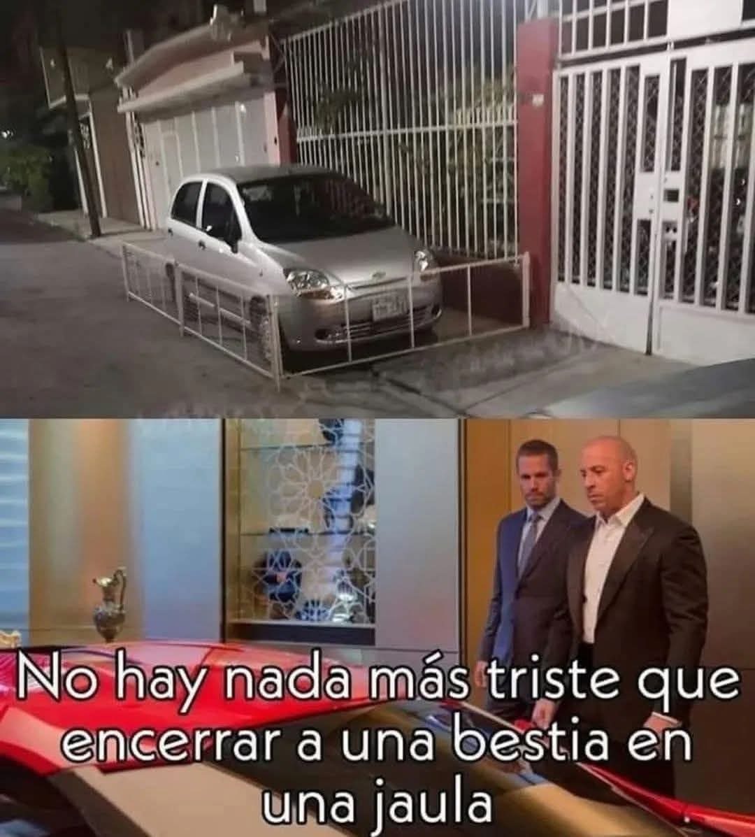 Tremendo carro men - meme