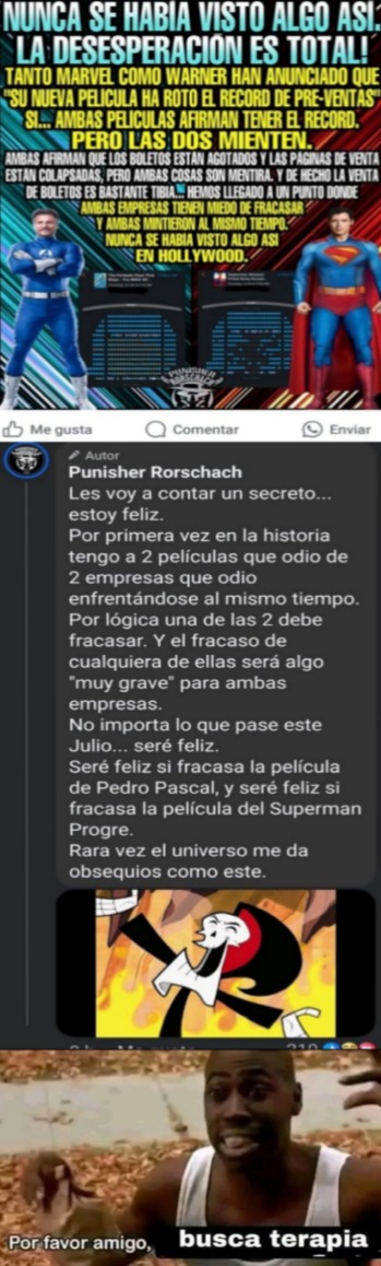Ya no creo que sea bait, de verdad tiene problemas mentales - meme