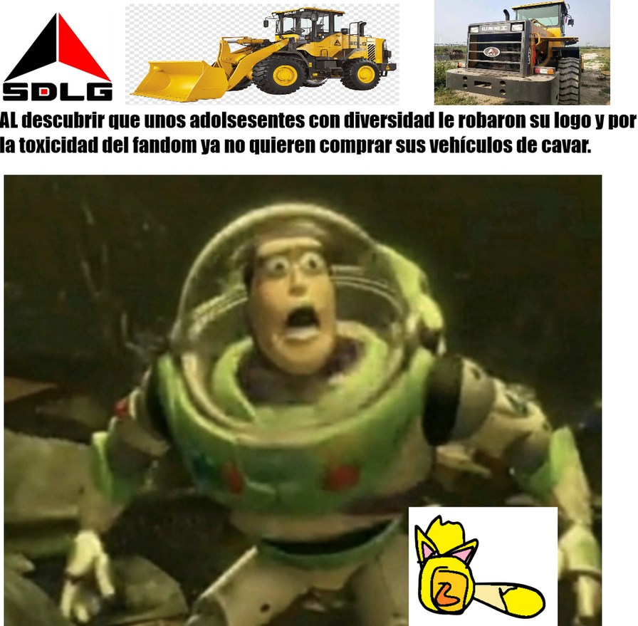 Cap Contexto: SDLG ORIGINALMENTE ES UNA COMPAÑIA DE EXCAVADORAS VOLVO: los aut1st4s les robaron el logo Y YA ES HISTORIA - meme