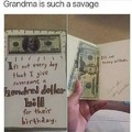 Grandma troll birthday meme