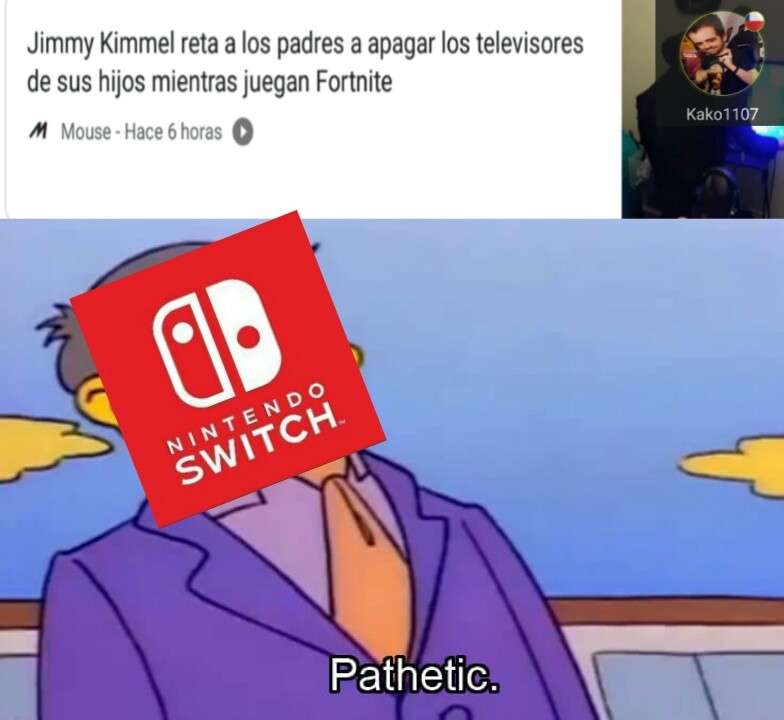 Nintendo Switch: no contaban con mi astucia - meme
