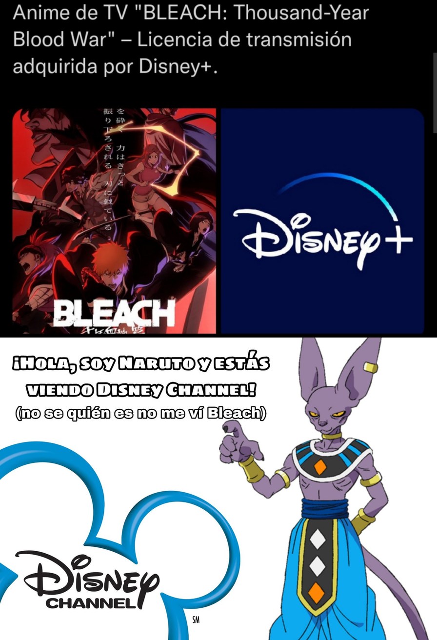 Disney planea arruinar la industria del anime... Al fin hace algo bien - meme