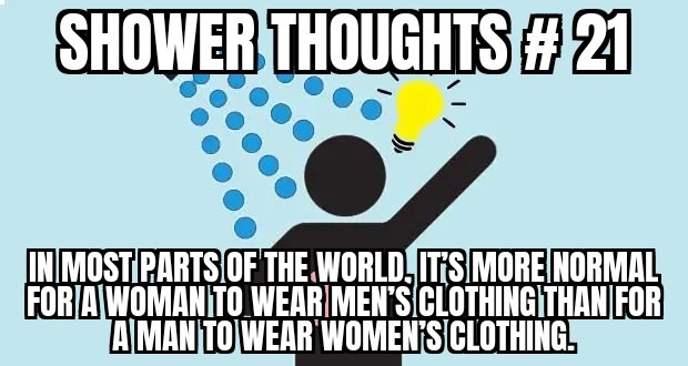 Shower thoughts #21 - meme