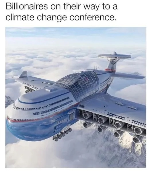 Climate Hypocrisy - meme