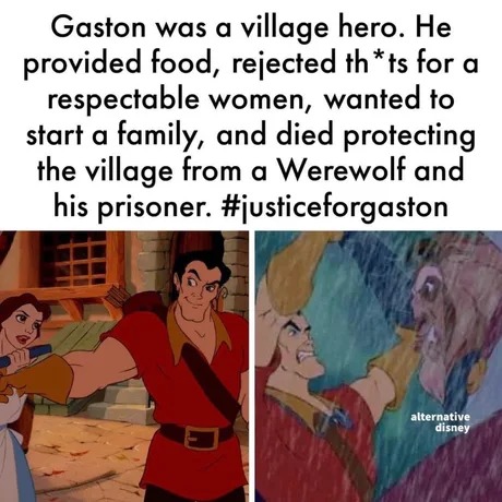 Gaston lore - meme