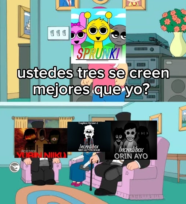 para los que no sepan esos son otros mods de terror de incredibox MEJORES en todos los aspectos que sprunki - meme
