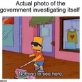 Govertnment investigating itself