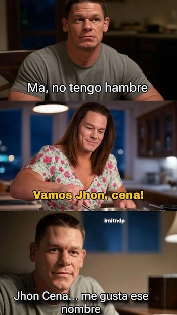 Vamos Jhon, Cena! - meme