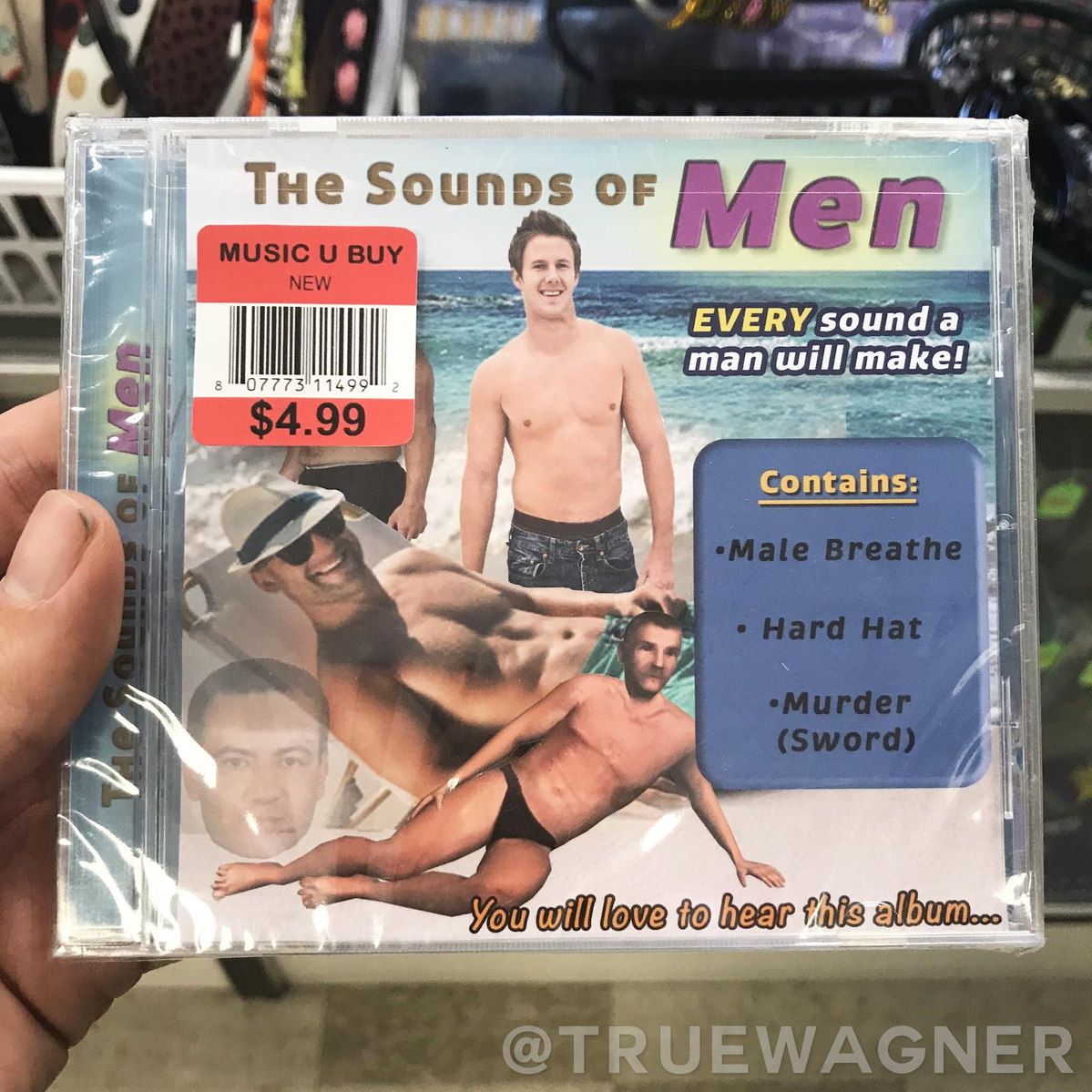 Manly men make manly sounds - meme