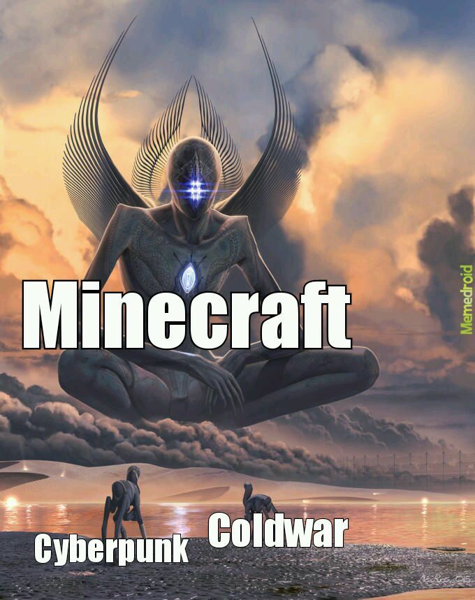 Minecraft for life - meme