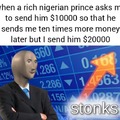 Nigerian stonks meme