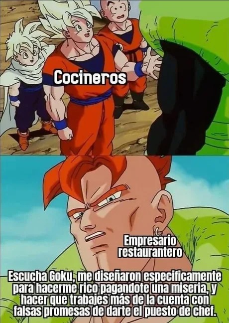 Cocineros vs empresario de restauracion - meme