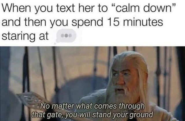 Stand your ground soldier - meme