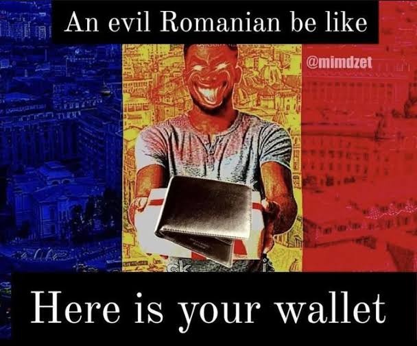 Evil romanian - meme