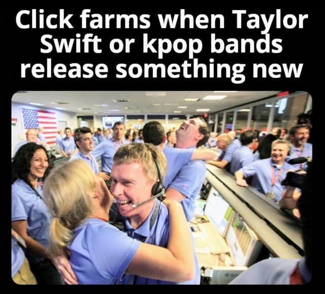 Click farms - meme