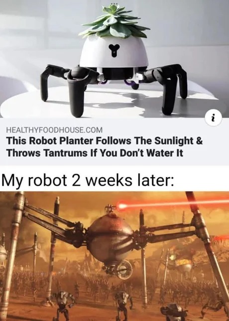 The plants will seek revenge - meme