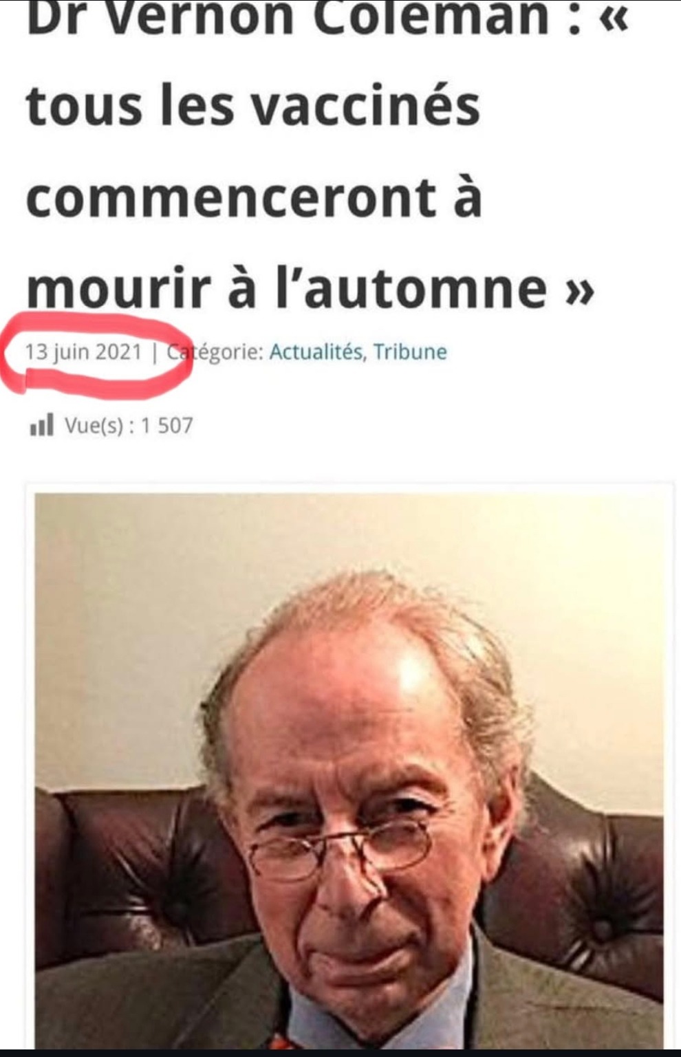 Spoiler : je suis toujours vivant - meme