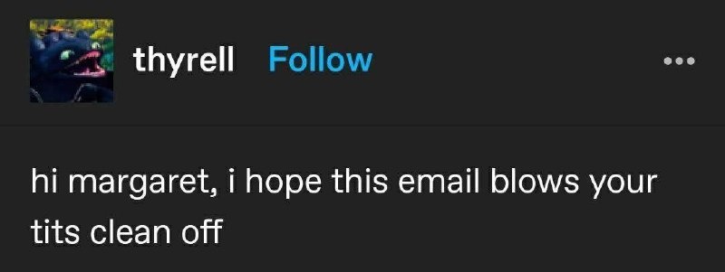 Margaret's about to receive the most nuclear email ever - meme