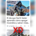 Bombero Darth Vader