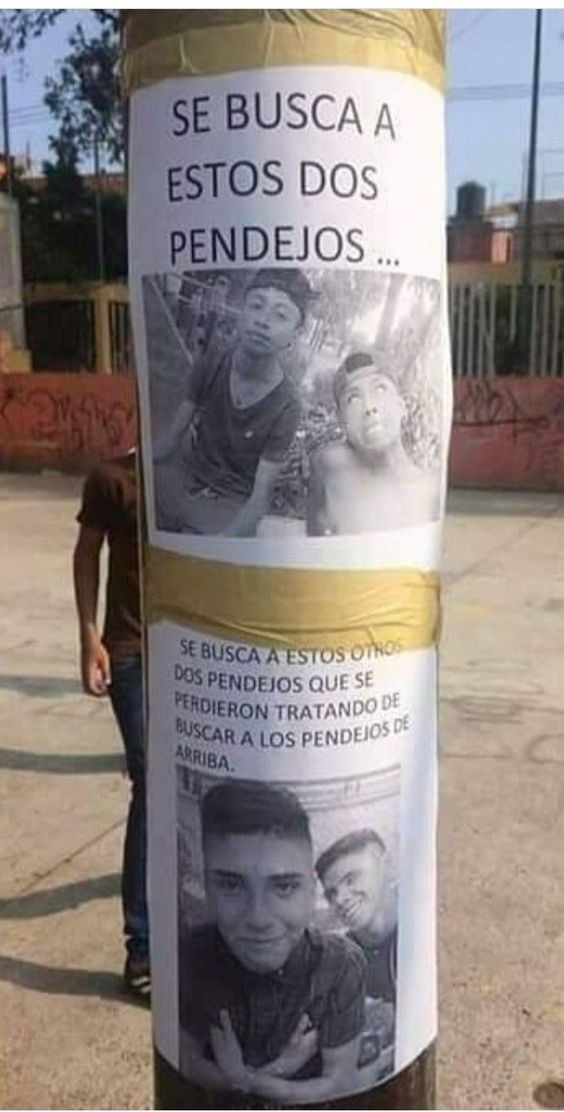 Xd que pendejos - meme