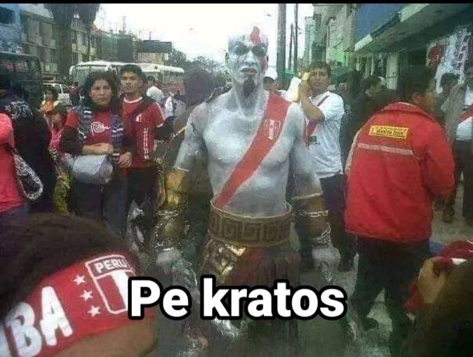 Kratos defiende peru - meme