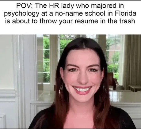 HR Lady - meme