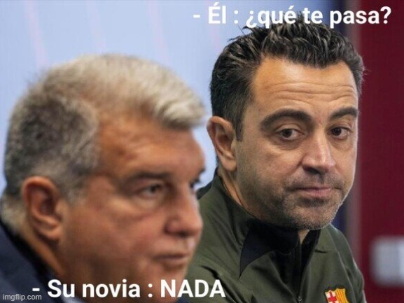 Meme del despido de Xavi