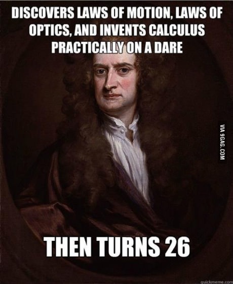 Oh Newton... - meme
