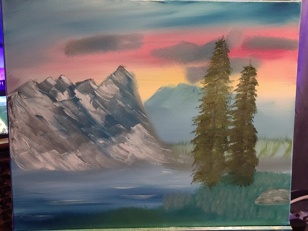 Painting to Help Depression  -- Twitch.tv/m00fins - meme