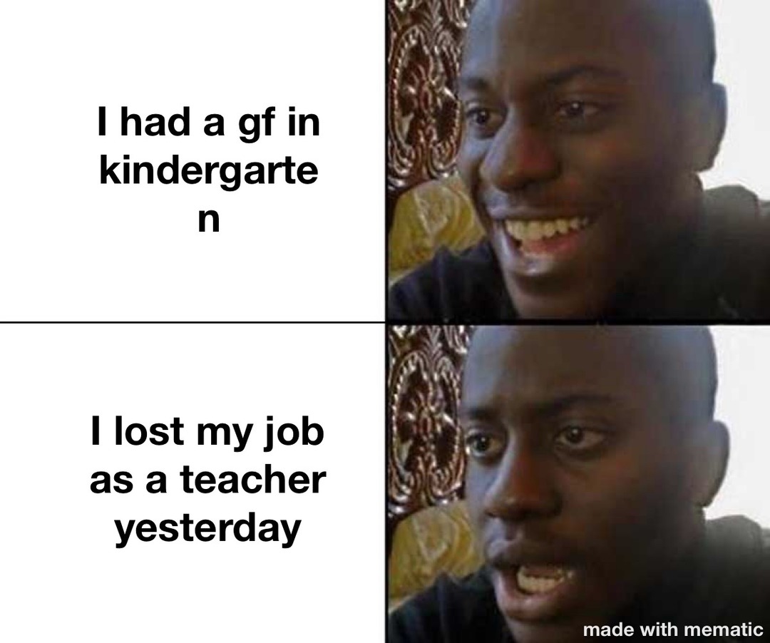 I hate school - meme