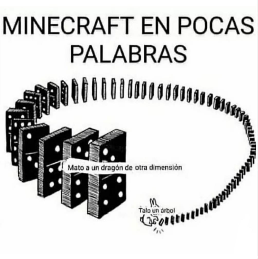 Minecraft be like: - meme