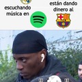 Contexto: Spotify a partir de la próxima temporada es patrocinador oficial del FC Barcelona